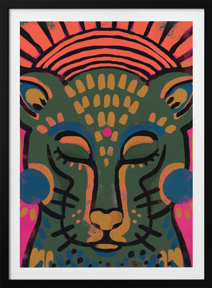 Vibrant Feline Dream | Poster