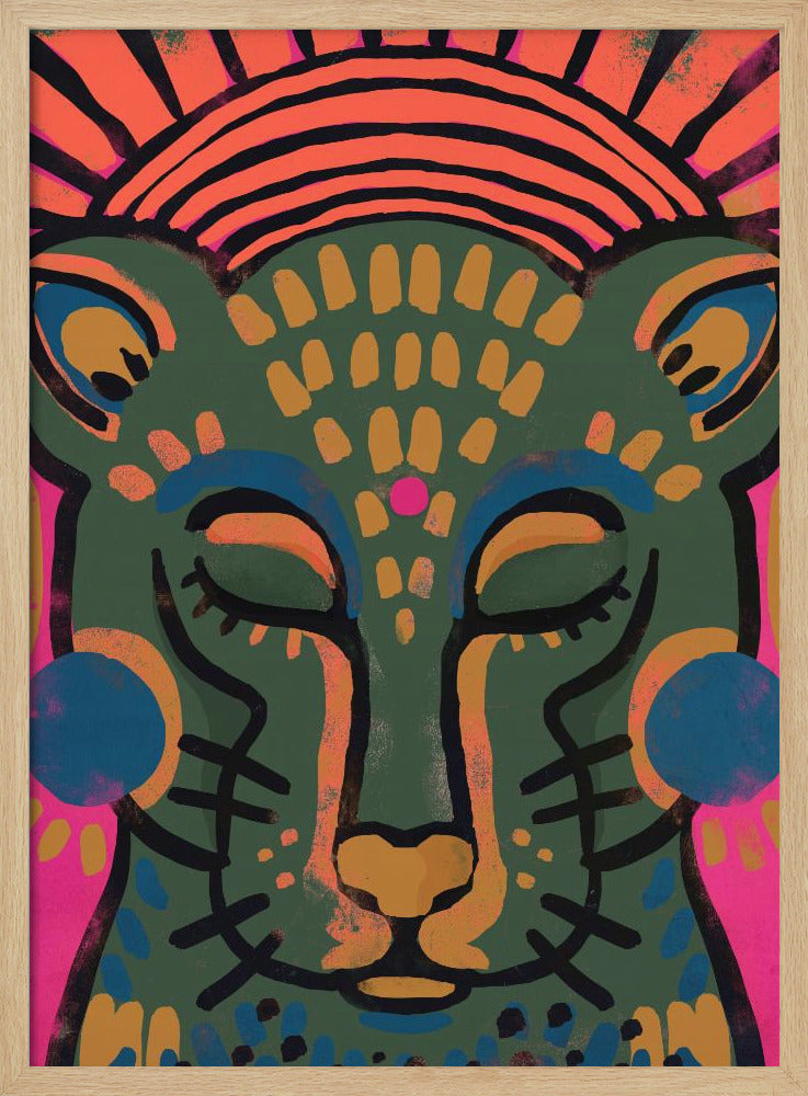 Vibrant Feline Dream | Poster