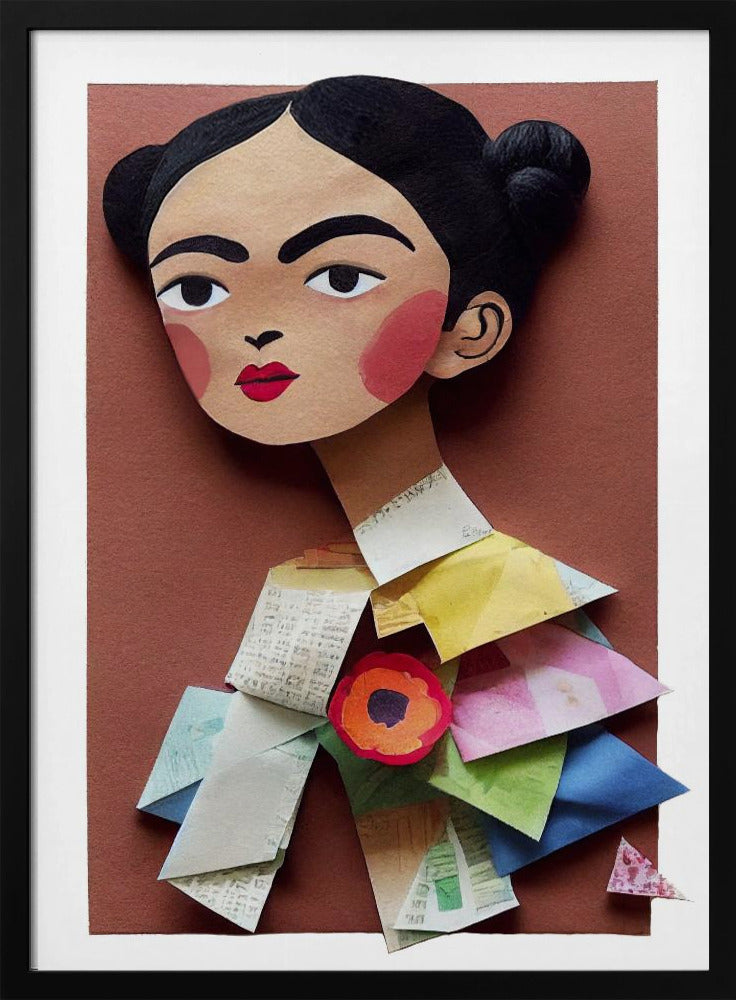 Paper Portrait Blossom | Poster