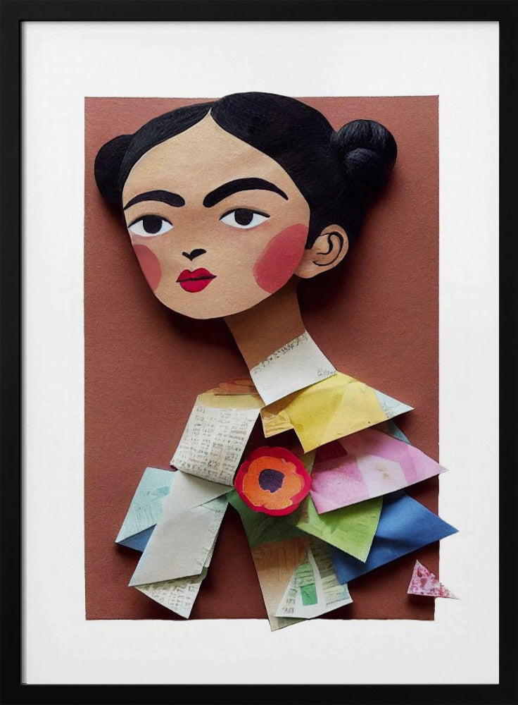 Paper Portrait Blossom | Poster