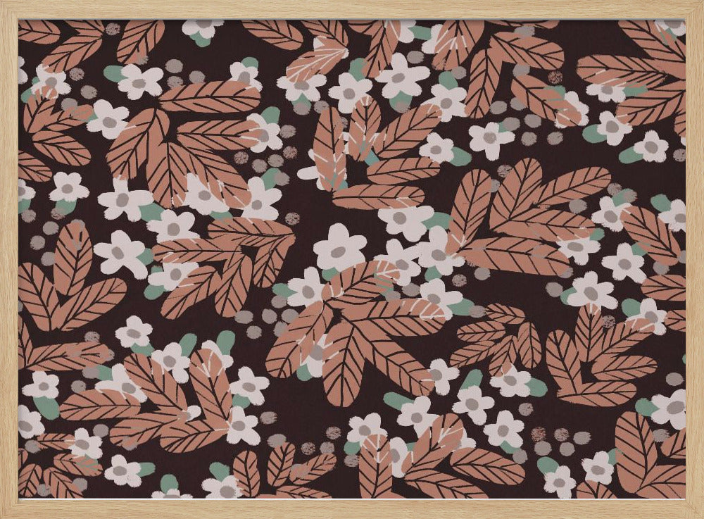 Autumn Blossom Pattern | Poster