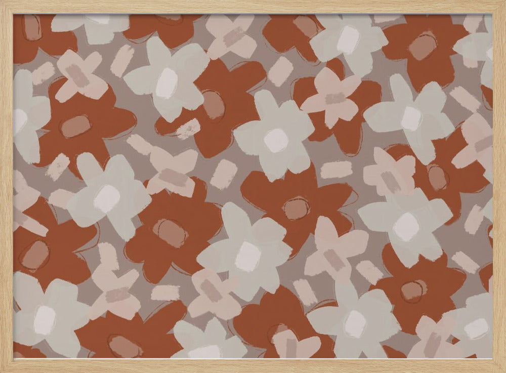 Rustic Blossom Field | Poster