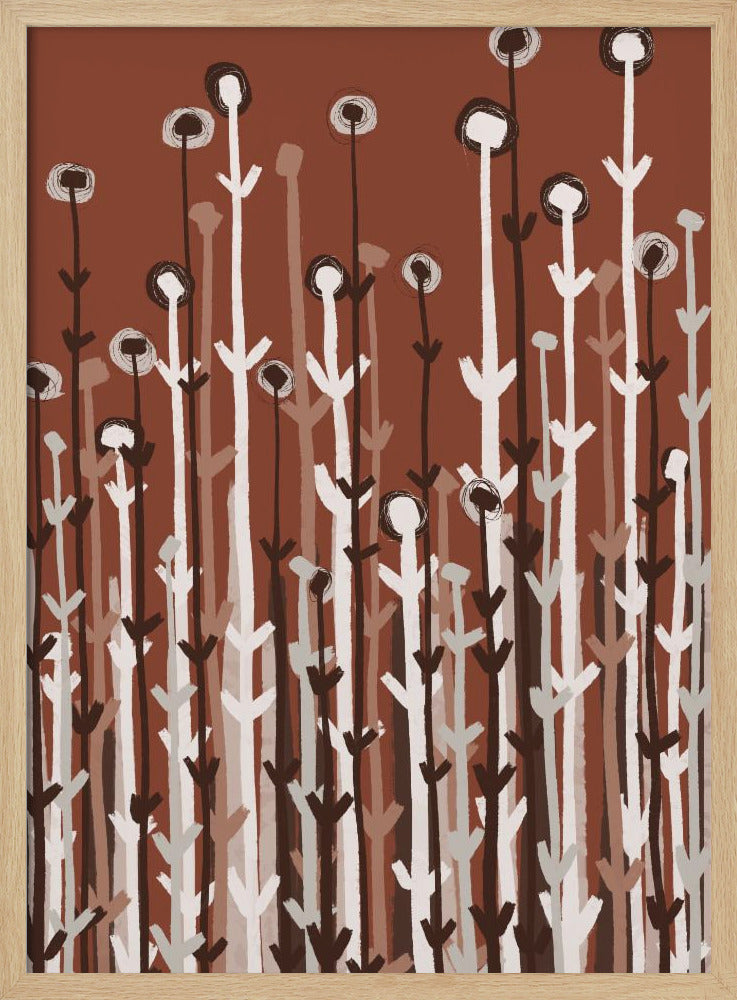 Whimsical Stems | Poster