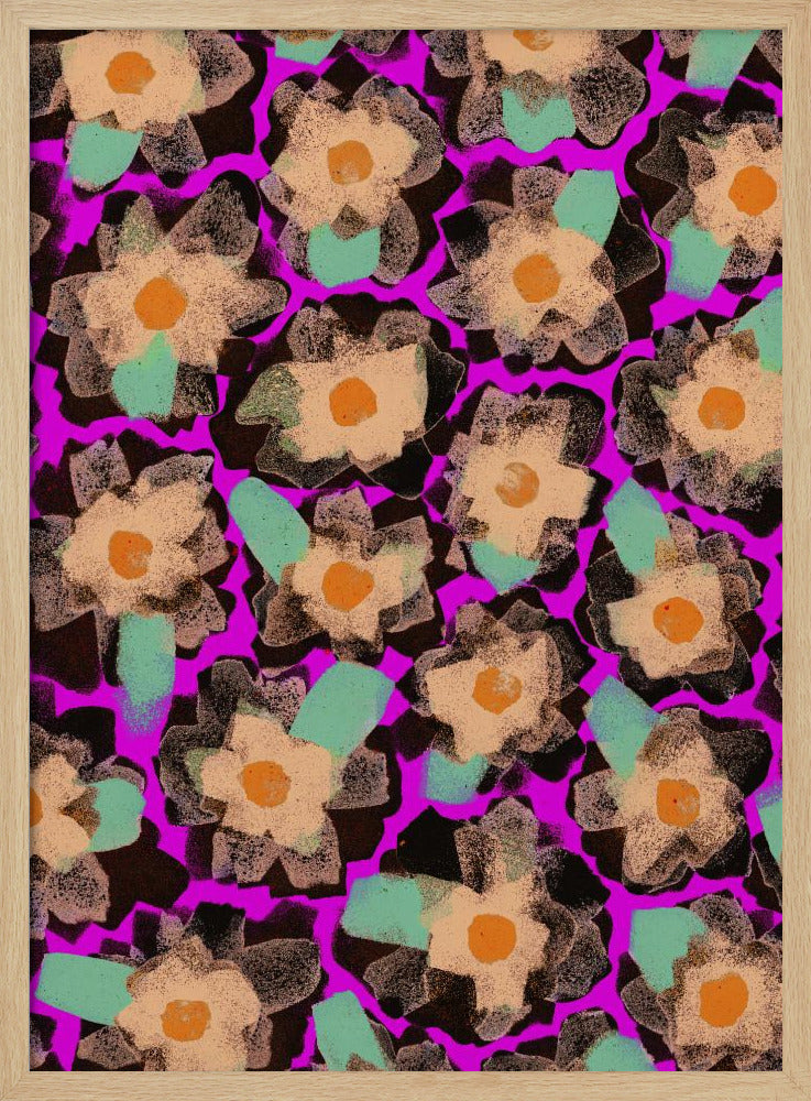 Vibrant Petal Dance | Poster