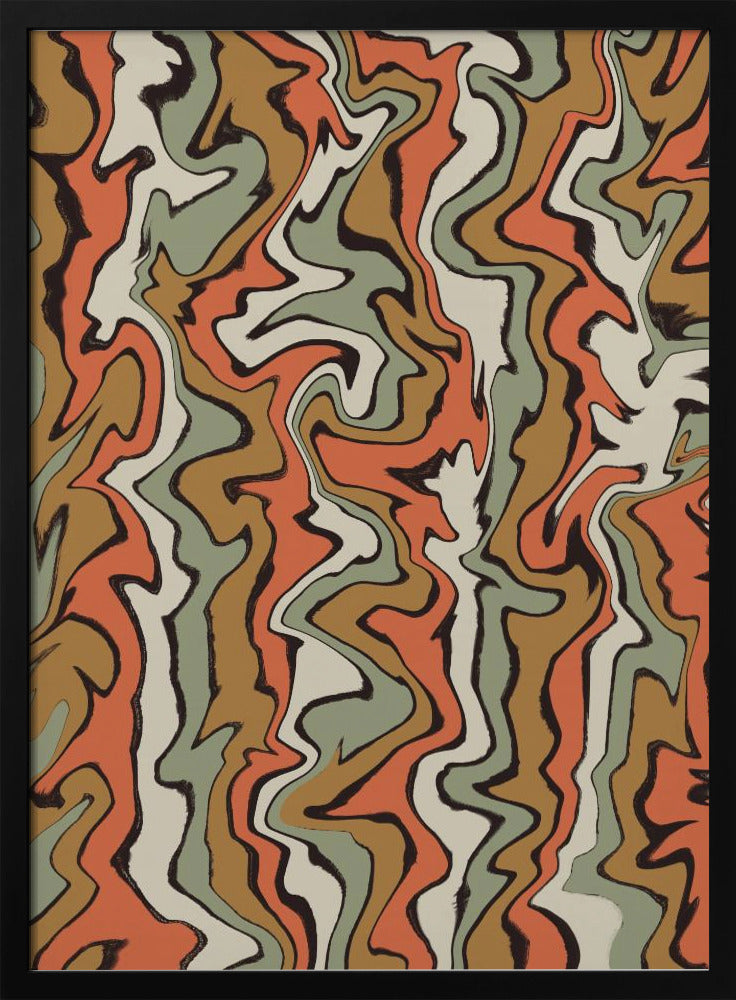 Flowing Earth Tones | Poster