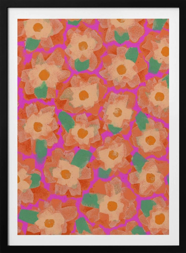 Vibrant Petal Dance | Poster