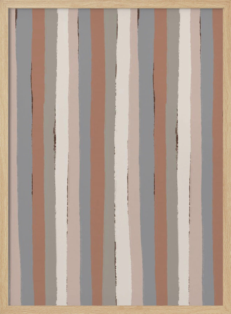 Earthy Stripes | Poster