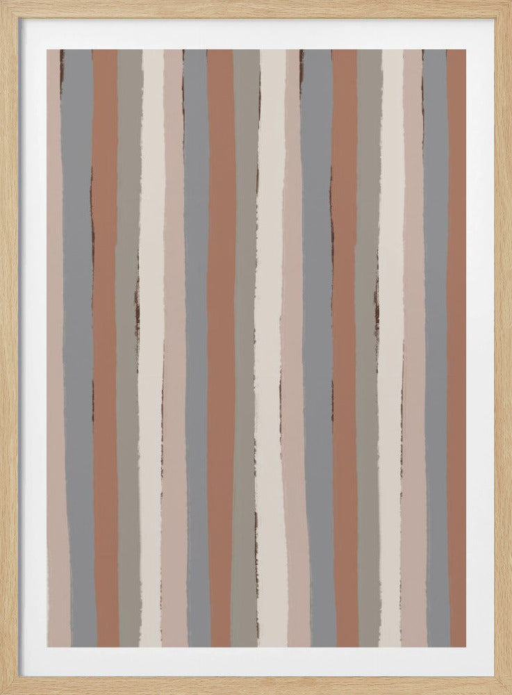 Earthy Stripes | Poster