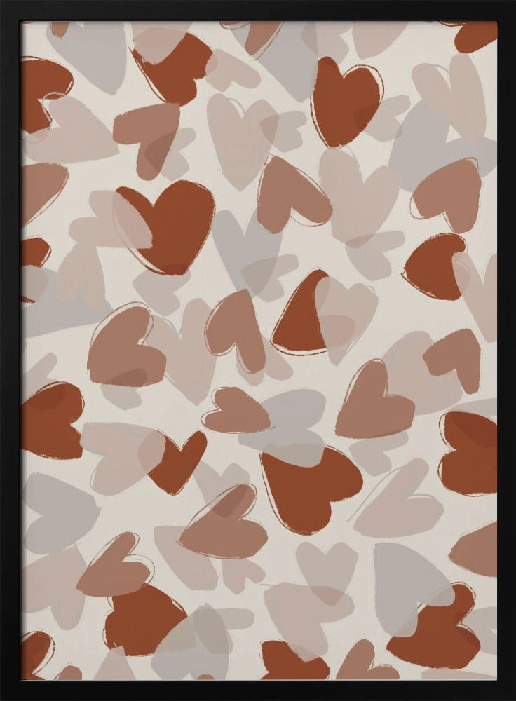 Autumn Heart Cascade | Poster