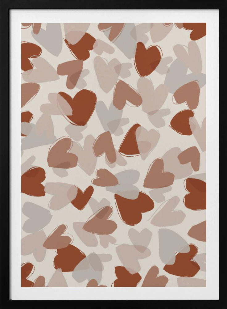 Autumn Heart Cascade | Poster