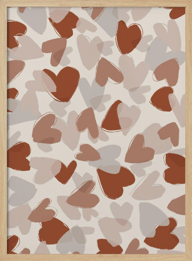 Autumn Heart Cascade | Poster