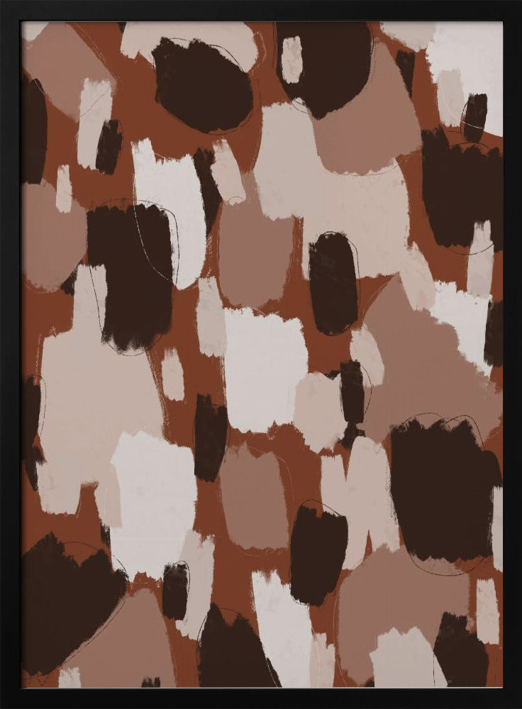 Earthy Brush Strokes | Poster