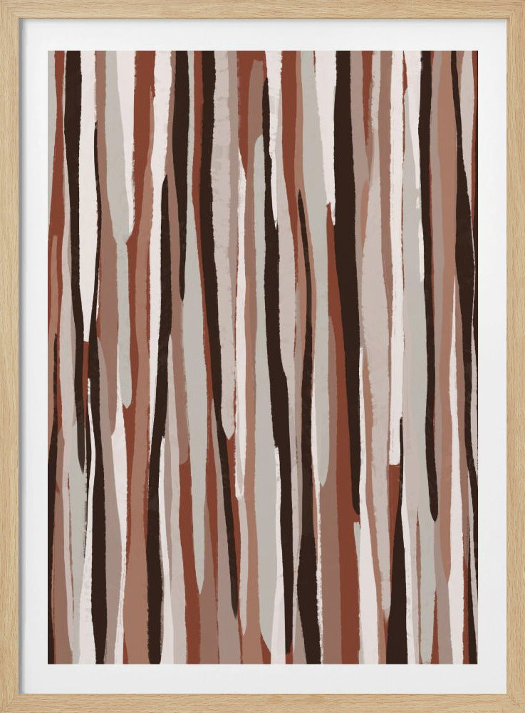 Vertical Earth Tones | Poster