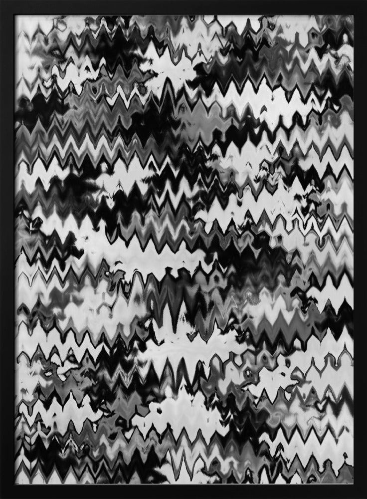 Zigzag Monochrome | Poster