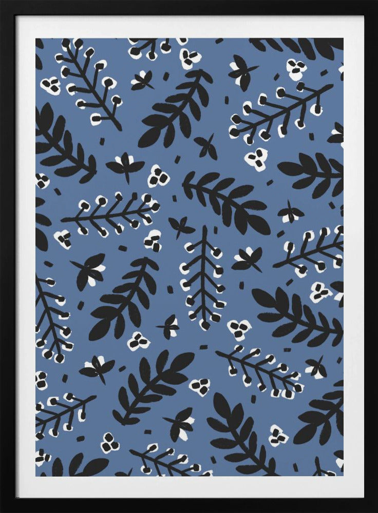 Leafy Nightscape | Poster