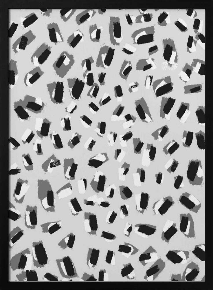 Monochrome Chaos | Poster