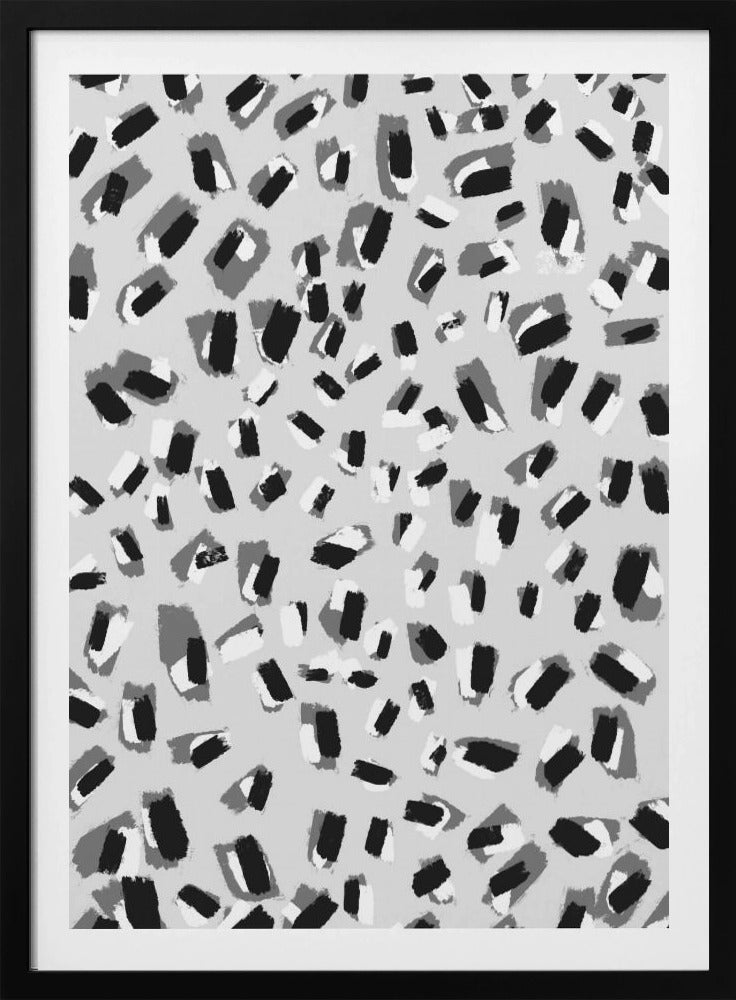 Monochrome Chaos | Poster