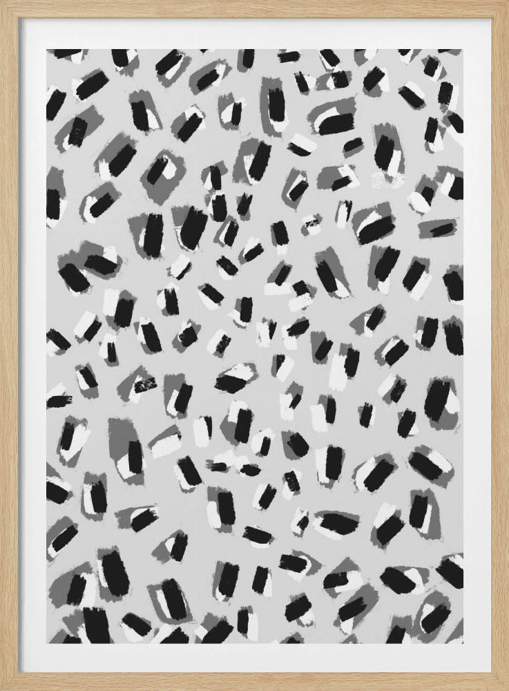 Monochrome Chaos | Poster
