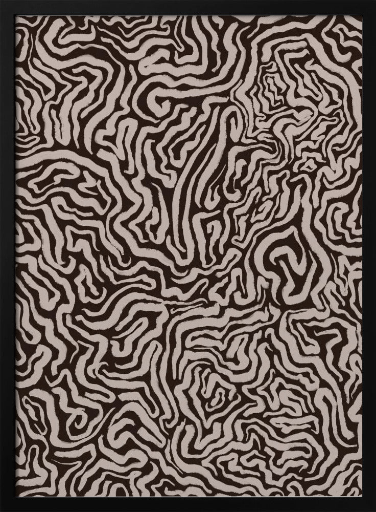 Abstract Maze Lines | Poster