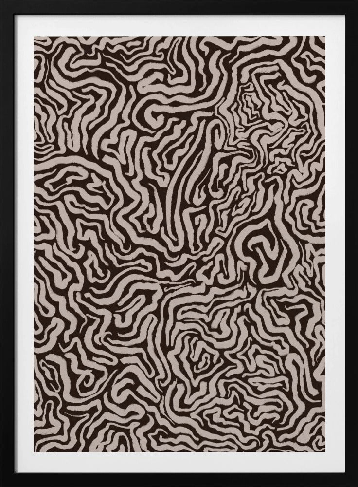 Abstract Maze Lines | Poster