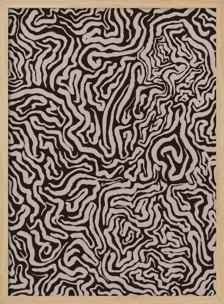 Abstract Maze Lines | Poster