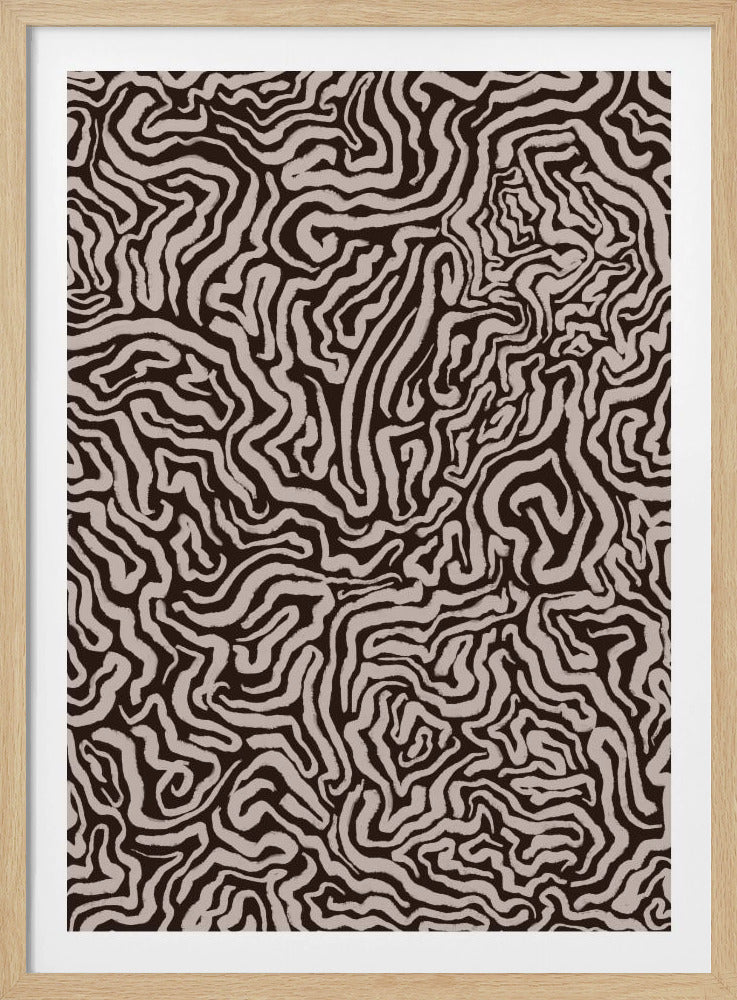 Abstract Maze Lines | Poster