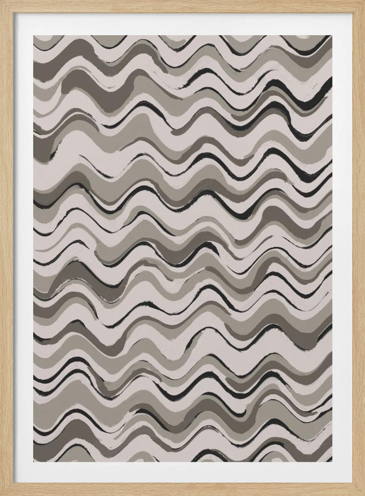 Monochrome Waves | Poster