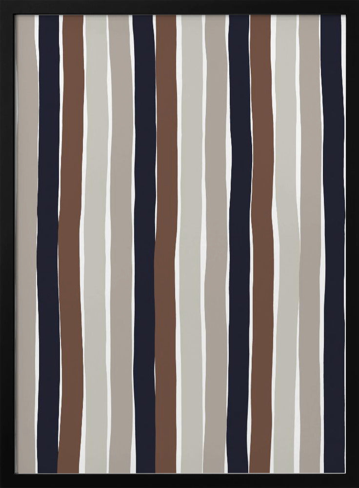 Wavy Earth Stripes | Poster