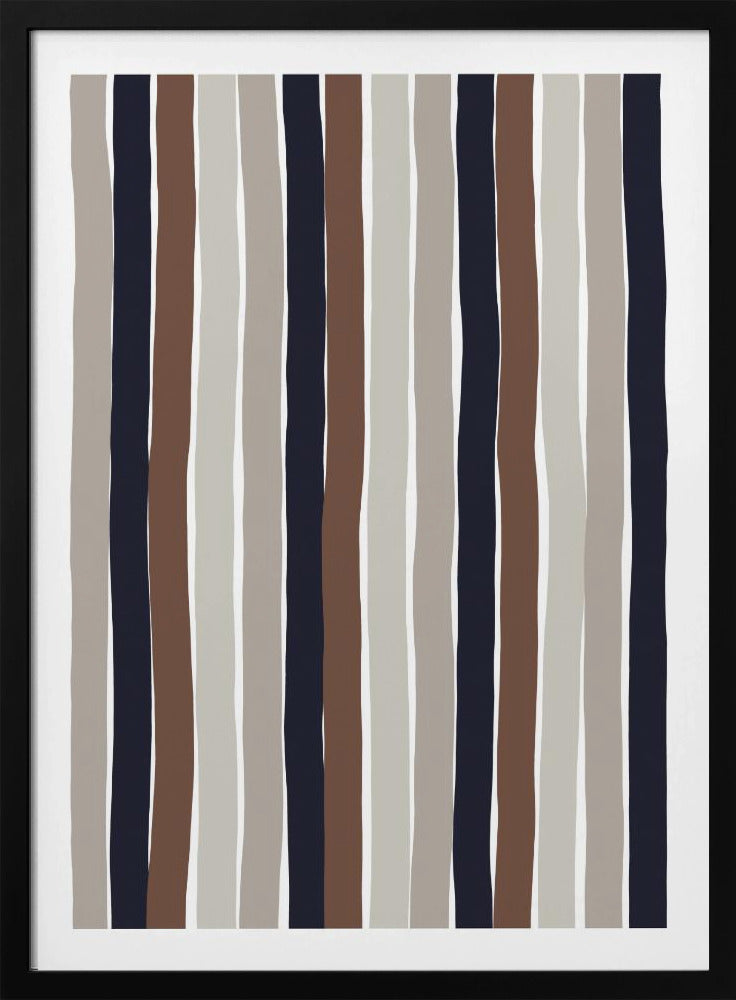Wavy Earth Stripes | Poster
