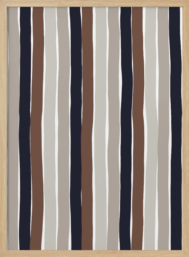 Wavy Earth Stripes | Poster