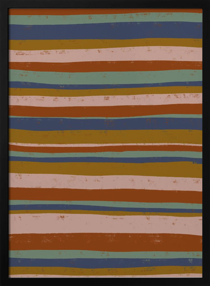 Earthy Stripes Flow | Poster
