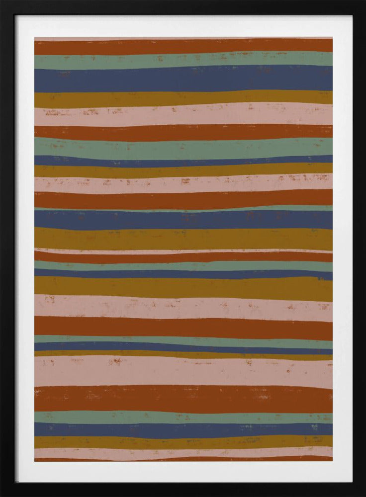 Earthy Stripes Flow | Poster