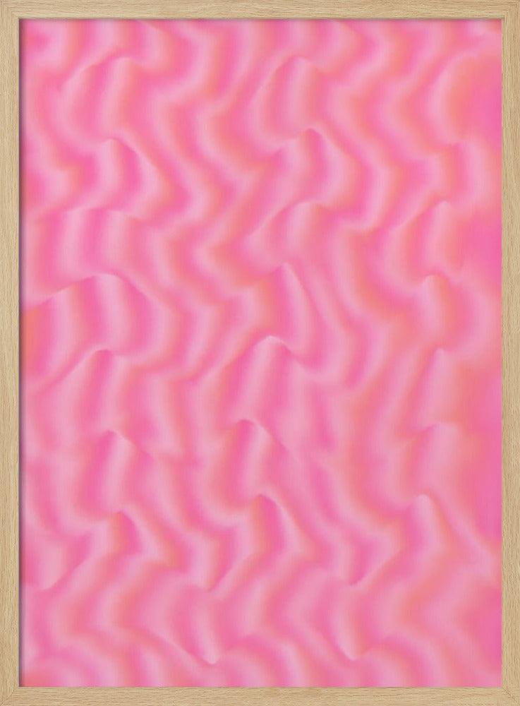 Rippling Pink Waves | Poster