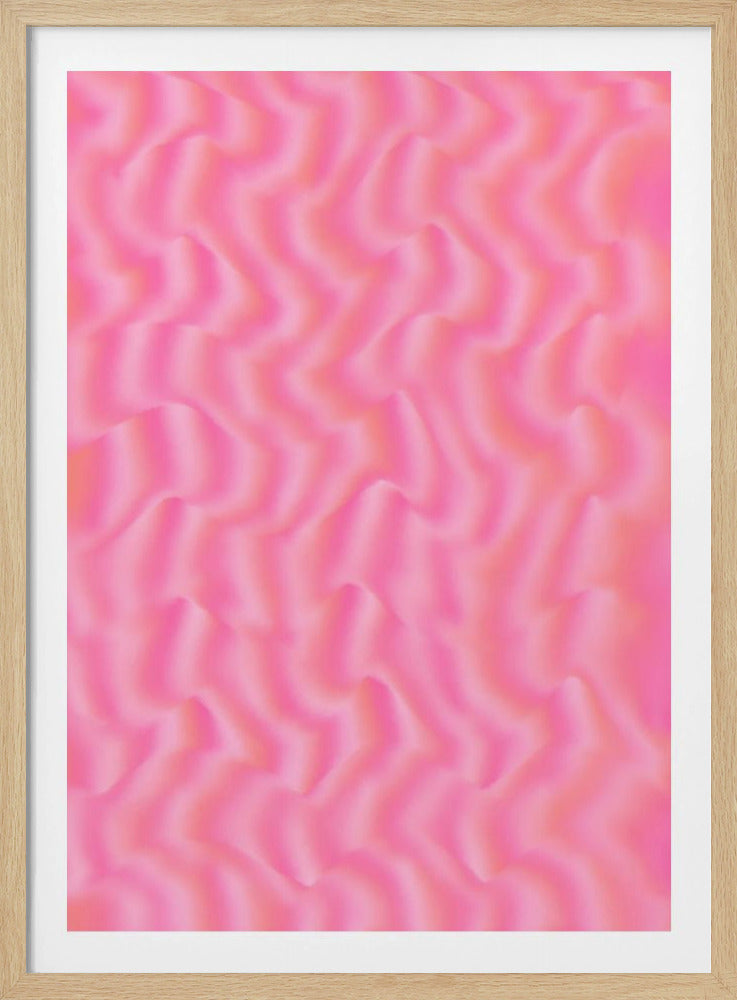 Rippling Pink Waves | Poster