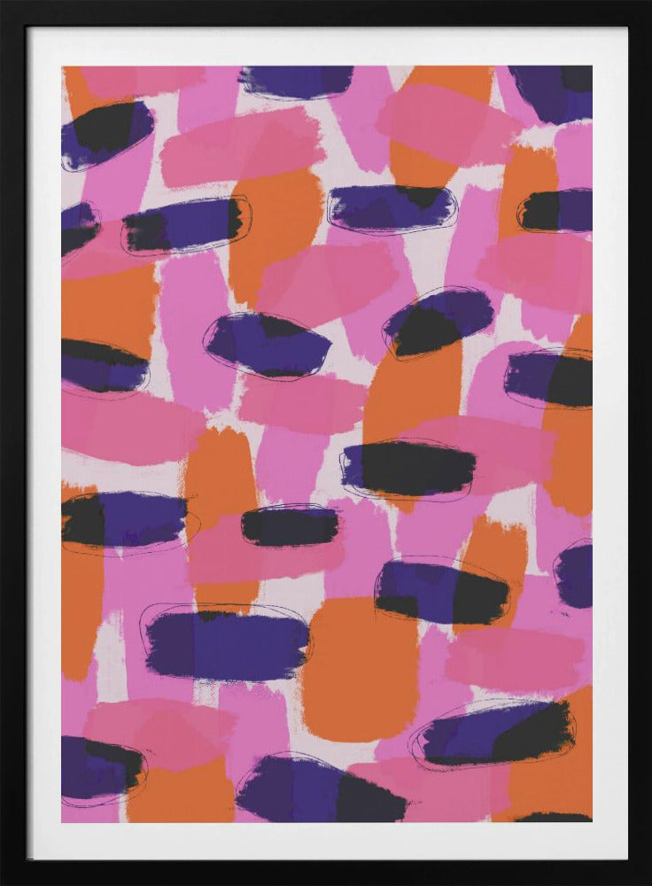 Vibrant Brushstrokes | Poster