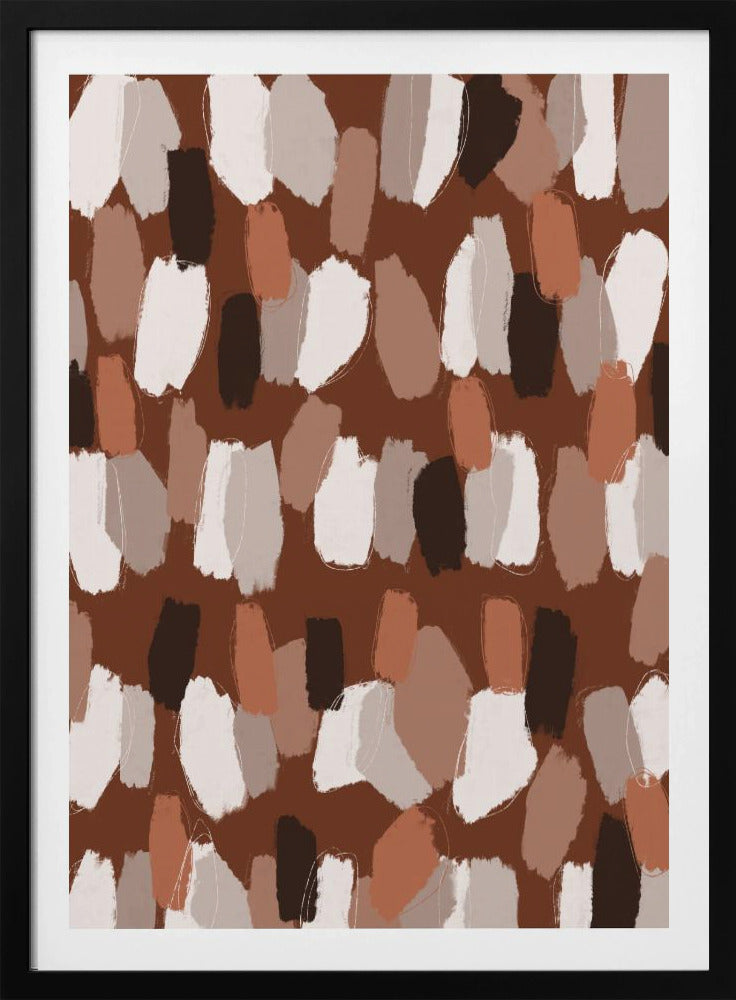 Earthy Brushstrokes | Poster