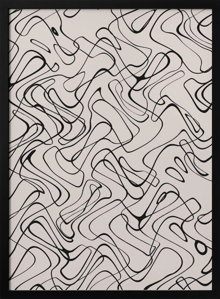 Flowing Lines Dance | Poster