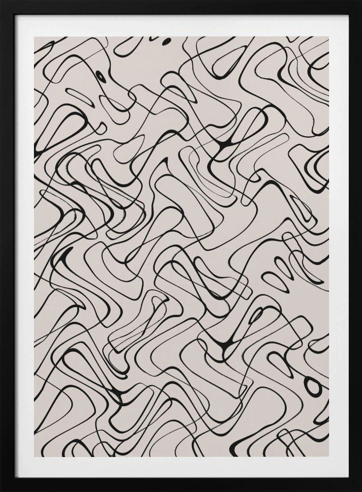 Flowing Lines Dance | Poster