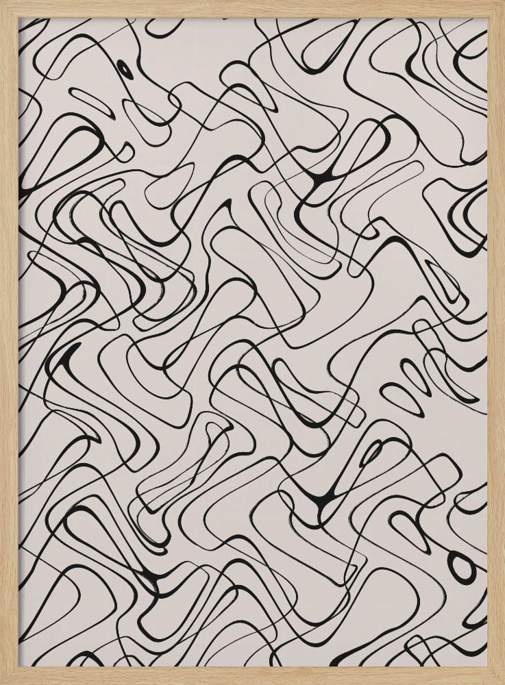 Flowing Lines Dance | Poster