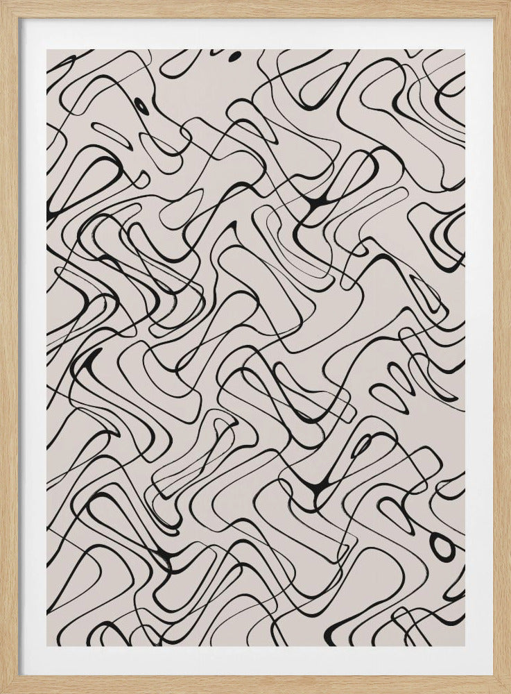 Flowing Lines Dance | Poster