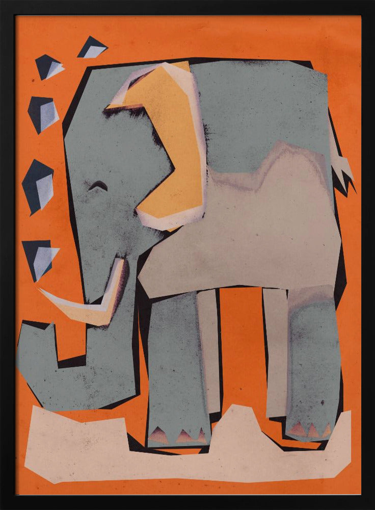 Geometric Elephant | Poster