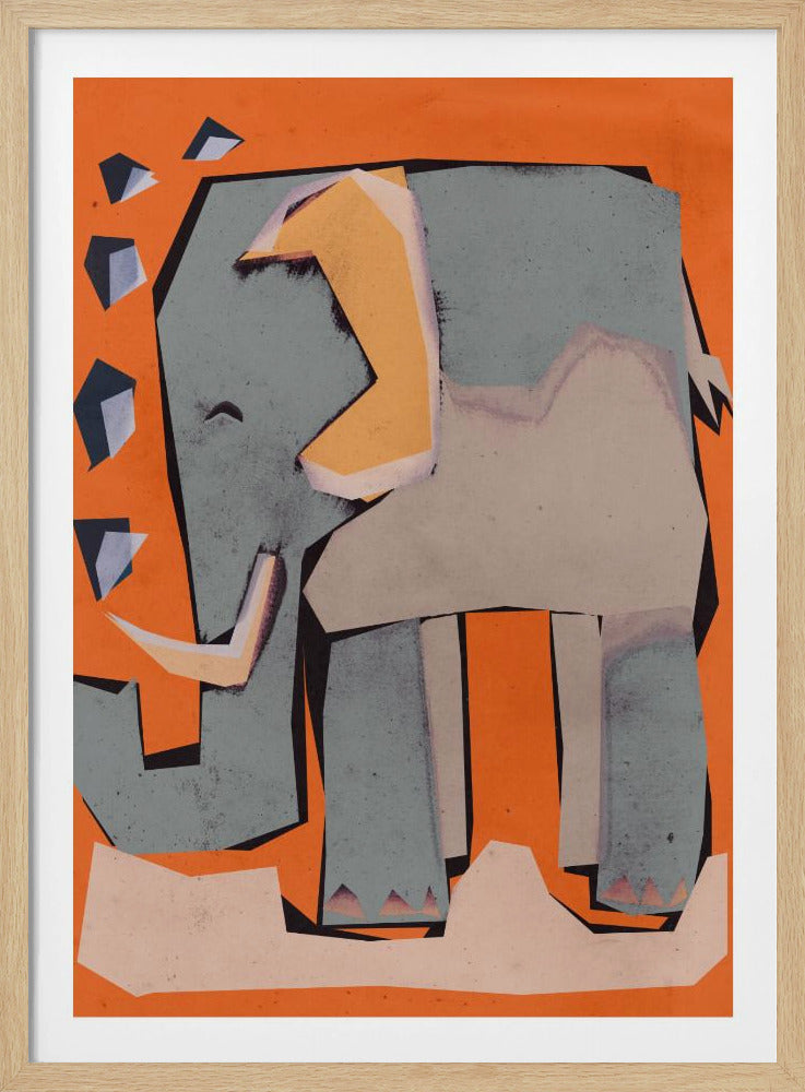 Geometric Elephant | Poster