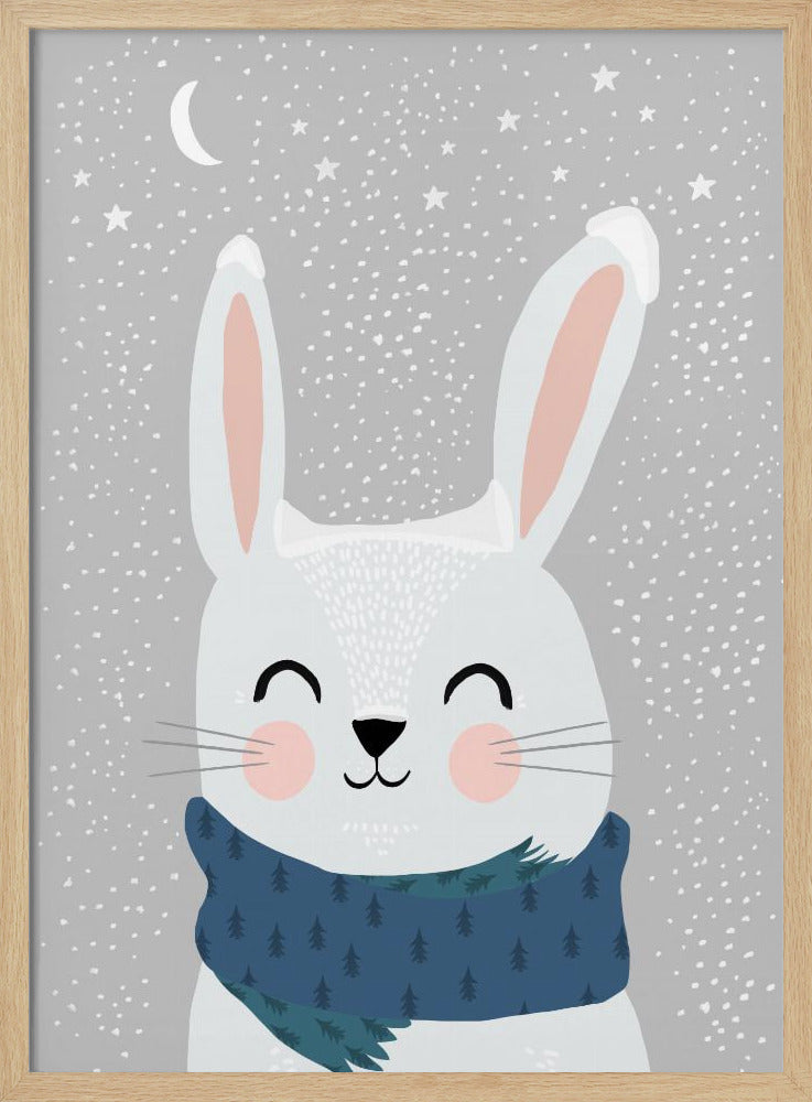 Winter Bunny Bliss | Poster