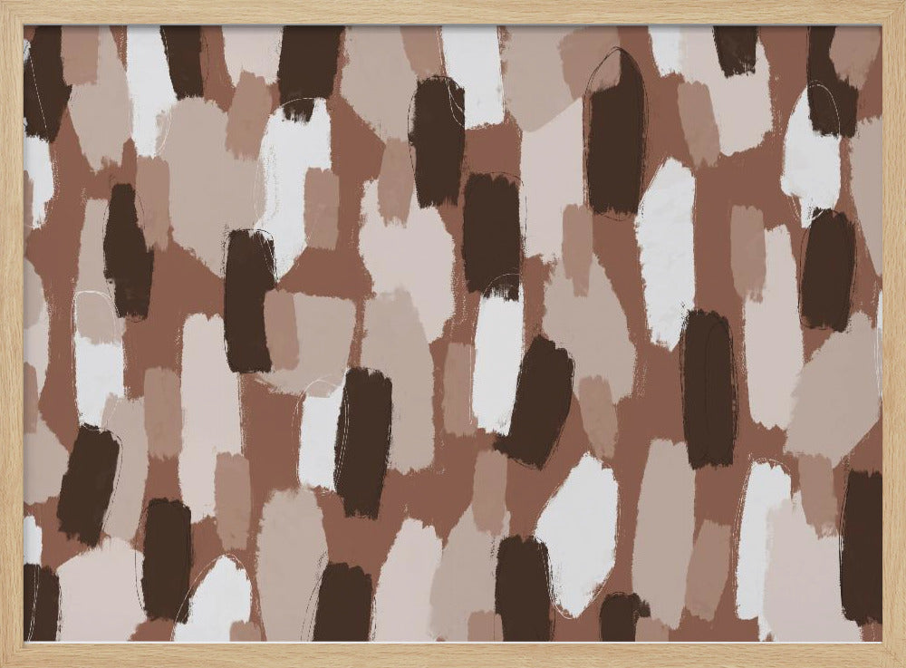 Earthy Brushstrokes | Poster