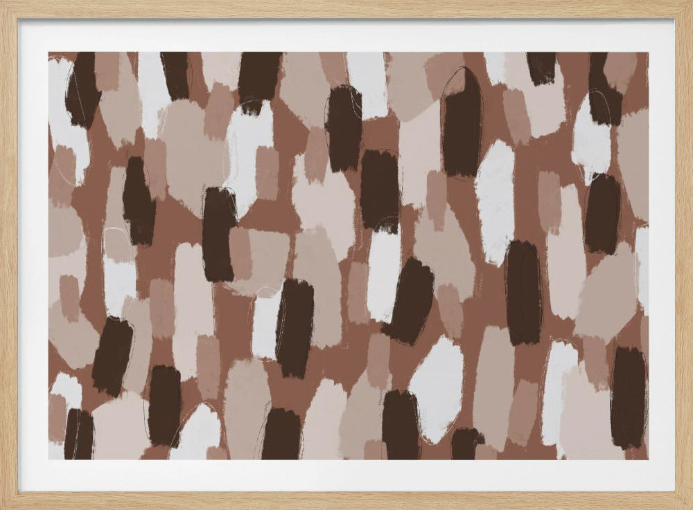 Earthy Brushstrokes | Poster