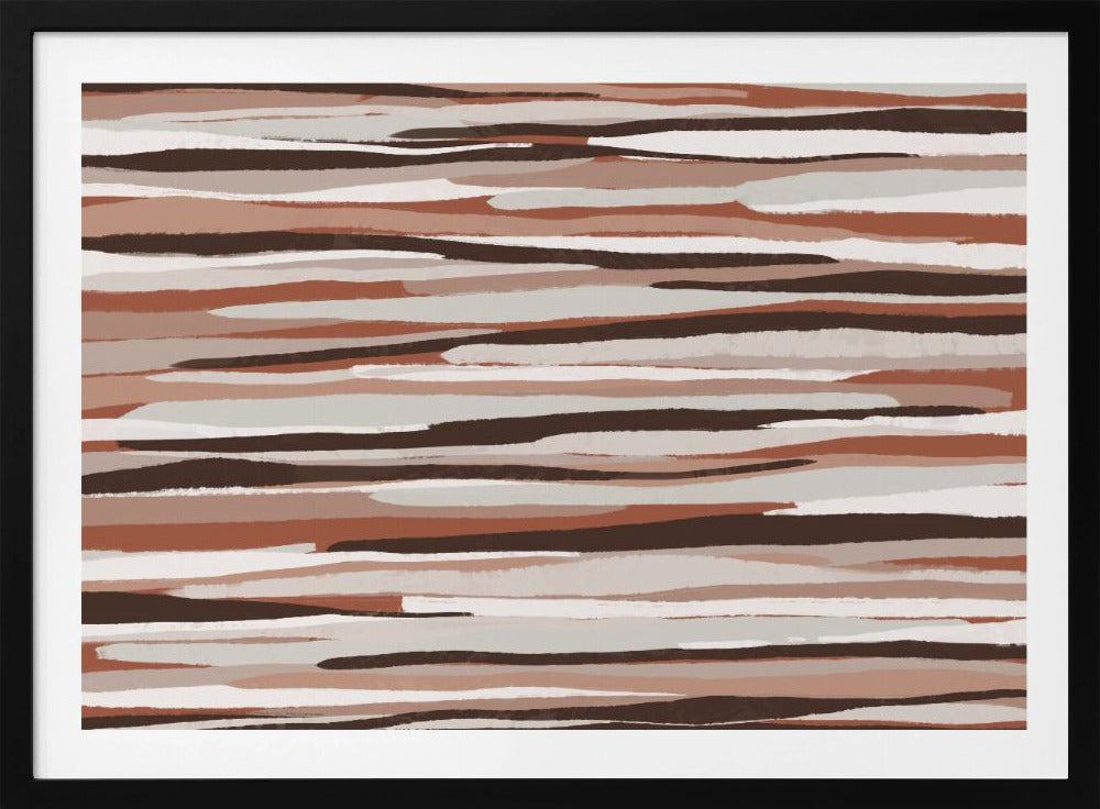 Earth Tones Flow | Poster