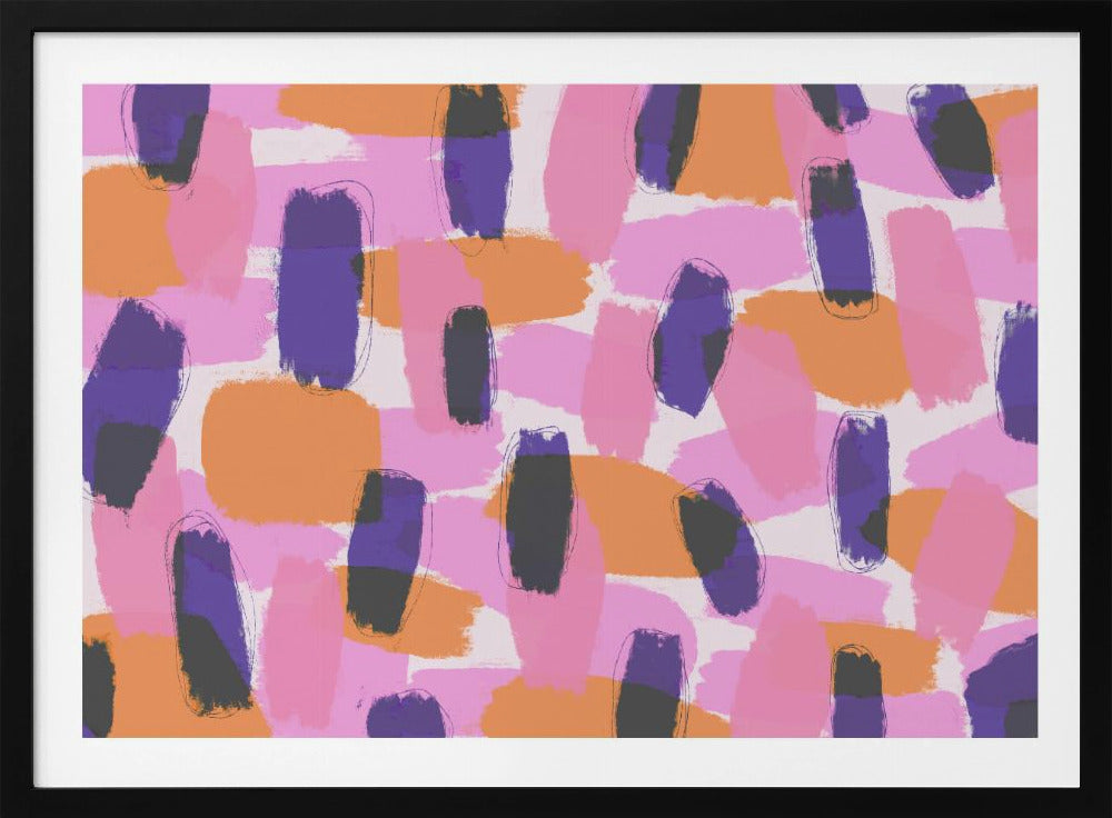 Bold Color Strokes | Poster