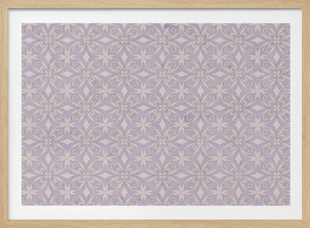 Lilac Harmony Pattern | Poster