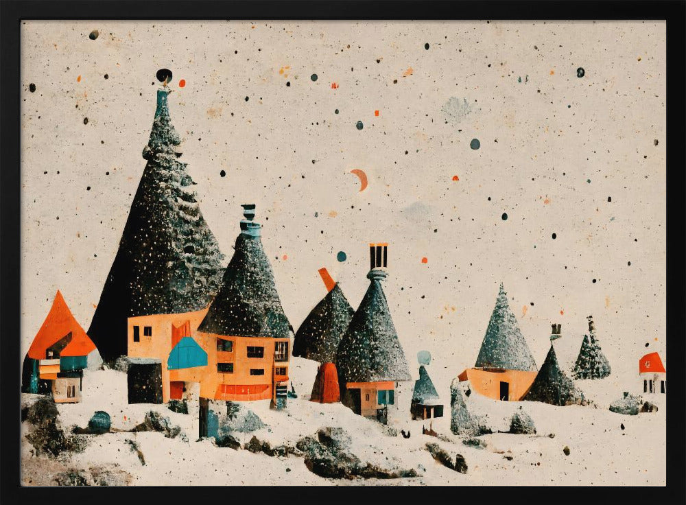 “Whimsical Village” | Poster