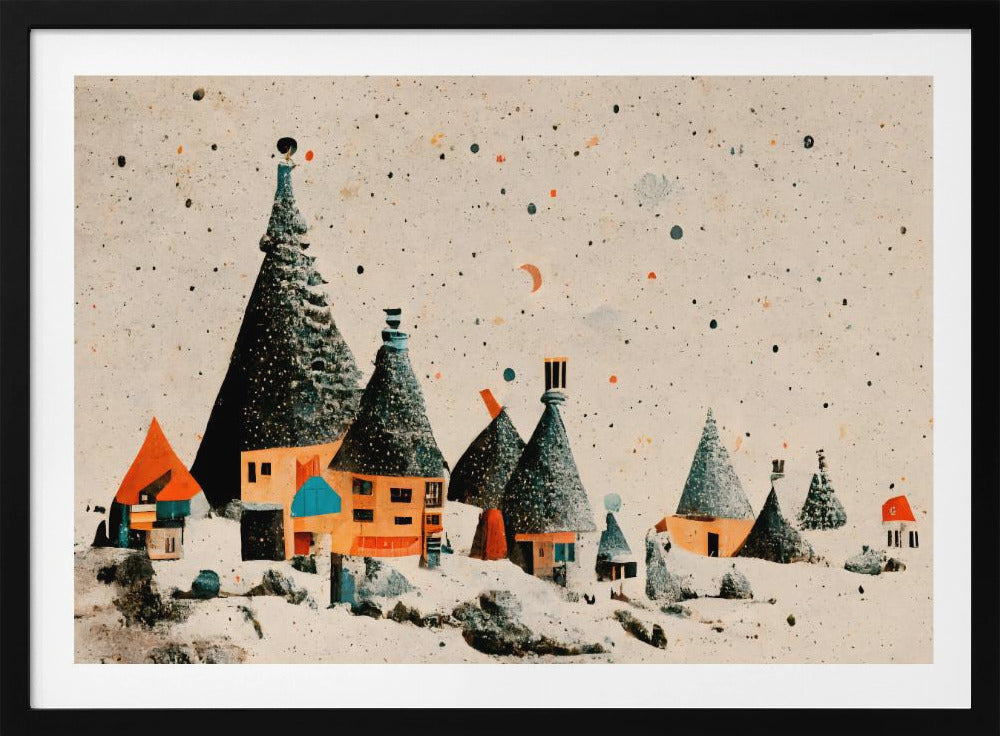 “Whimsical Village” | Poster